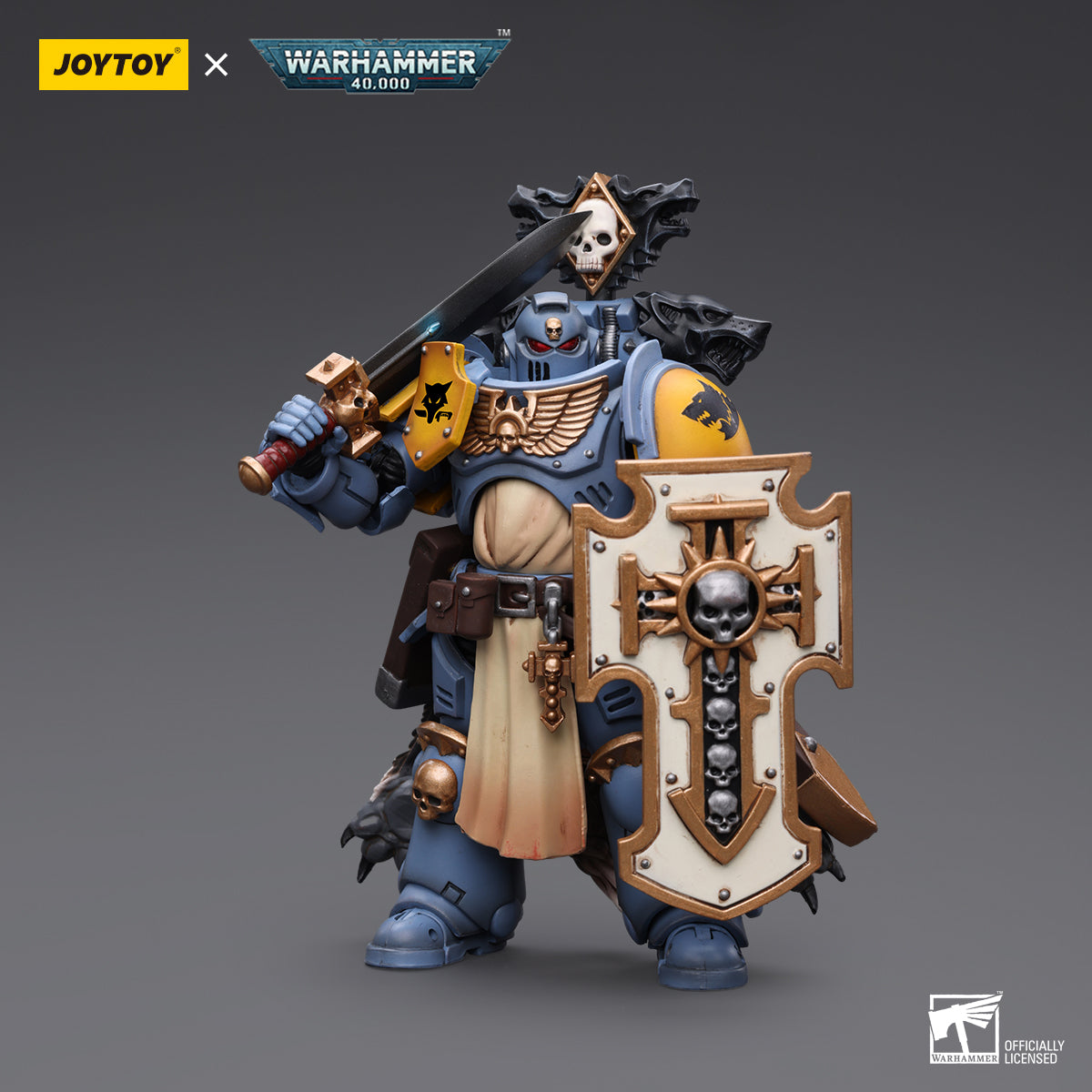 Warhammer Collectibles: 1/18 Scale Primaris Space Marines Space Wolves Bladeguard Veteran