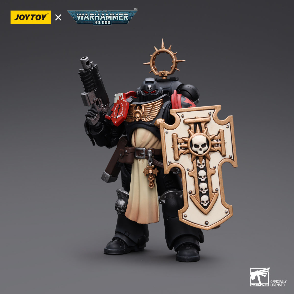 Warhammer Collectibles: 1/18 Scale Primaris Space Marines Black Templars Bladeguard Veteran