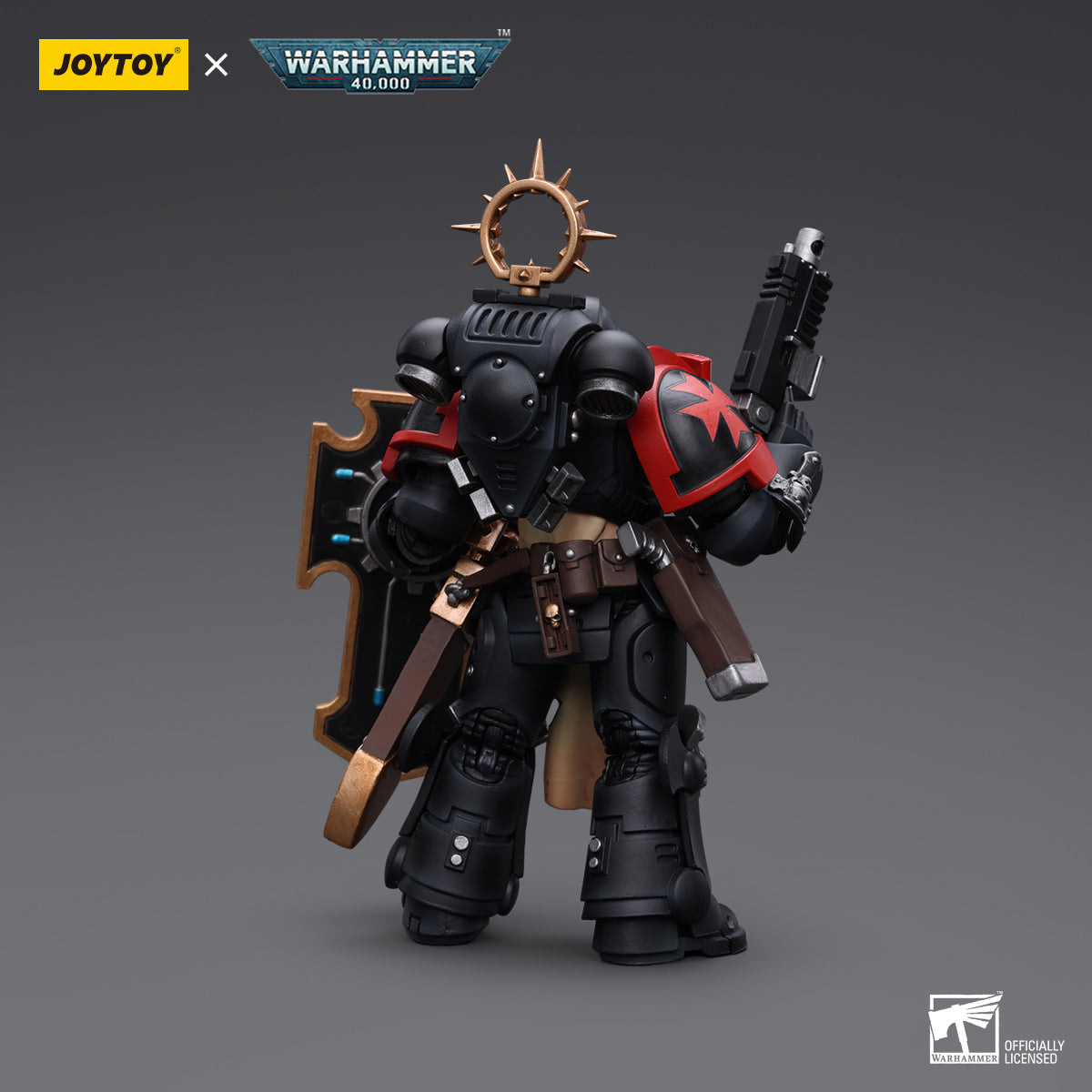 Warhammer Collectibles: 1/18 Scale Primaris Space Marines Black Templars Bladeguard Veteran