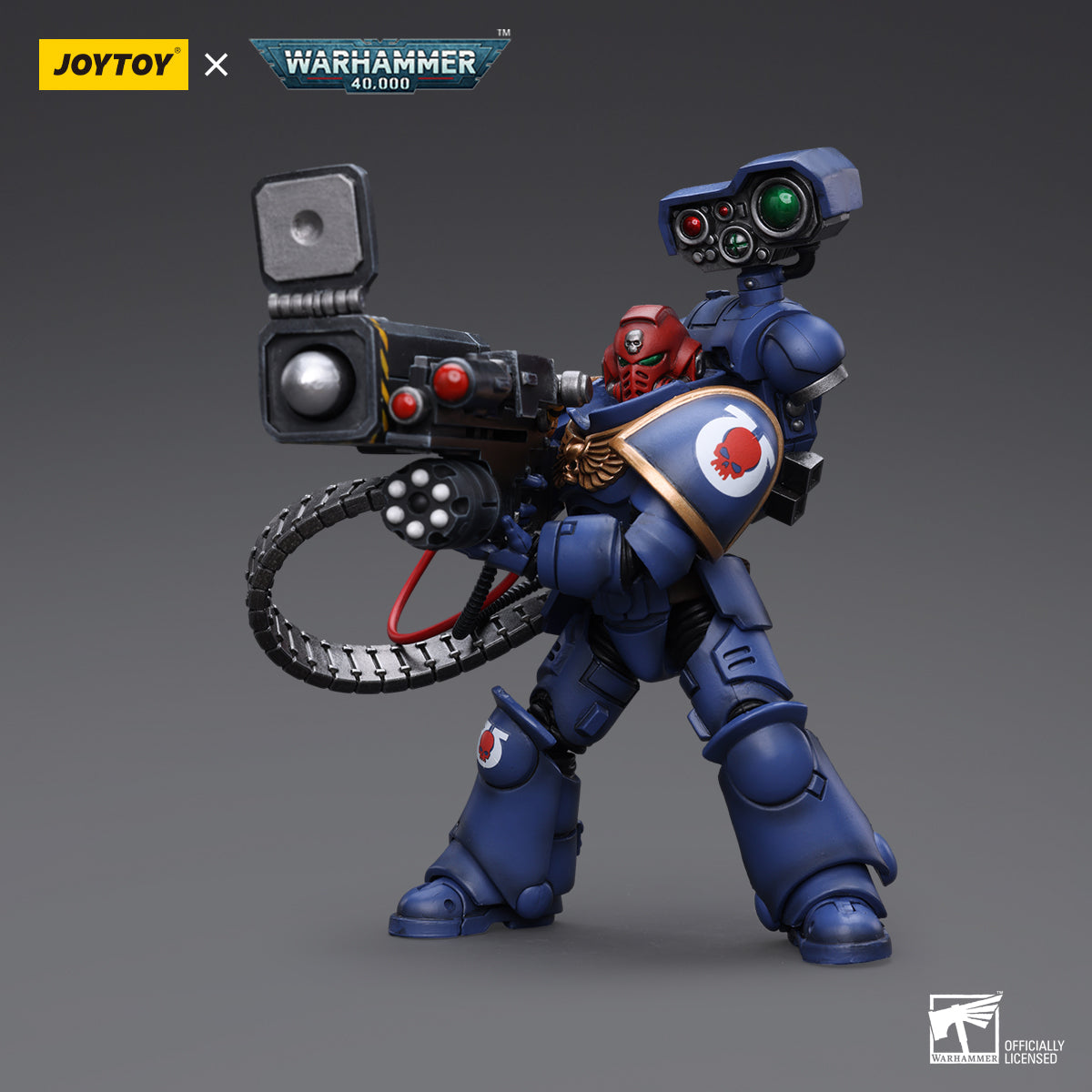 Warhammer Collectibles: 1/18 Scale Ultramarines Desolation Sergeant with Vengor Launcher