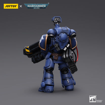 Warhammer Collectibles: 1/18 Scale Ultramarines Desolation Marine with Castellan Launcher Superkrak - Good Games