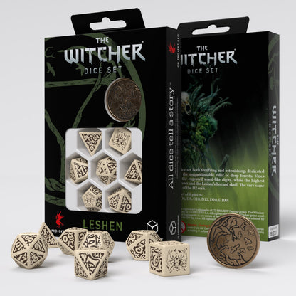 Q Workshop - The Witcher Dice Set Leshen - The Master of Crows Dice Set 7 With Coin - Good Games