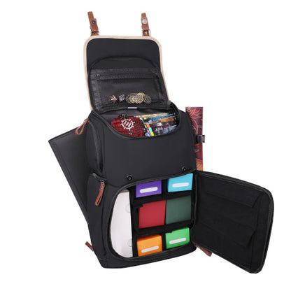 Enhance Designer Edition - Full Size Trading Card Storage Box Backpack - Black - Good Games