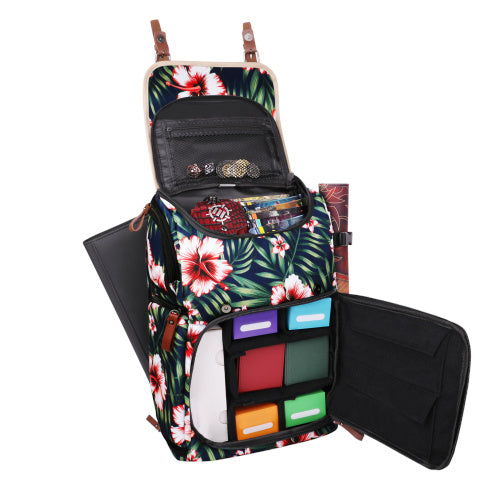 Enhance Designer Edition - Full Size Trading Card Storage Box Backpack - Tropical - Good Games