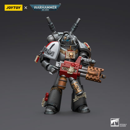 Warhammer Collectibles: 1/18 Scale Grey Knights Interceptor Squad Interceptor with Incinerator - Good Games