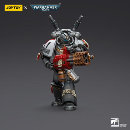 Warhammer Collectibles: 1/18 Scale Grey Knights Interceptor Squad Interceptor with Incinerator - Good Games