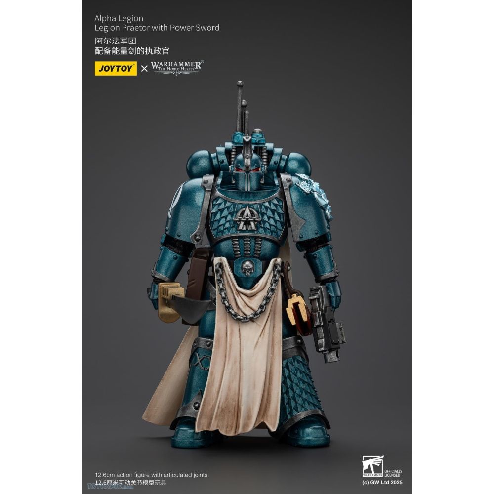 Warhammer Collectibles: 1/18 Scale Alpha Legion Praetor with Power Sword