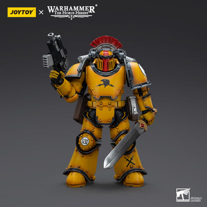 Warhammer Collectibles: 1/18 Scale Imperial Fists Legion MkIII Tactical Squad Legionary with Vexilla - Good Games