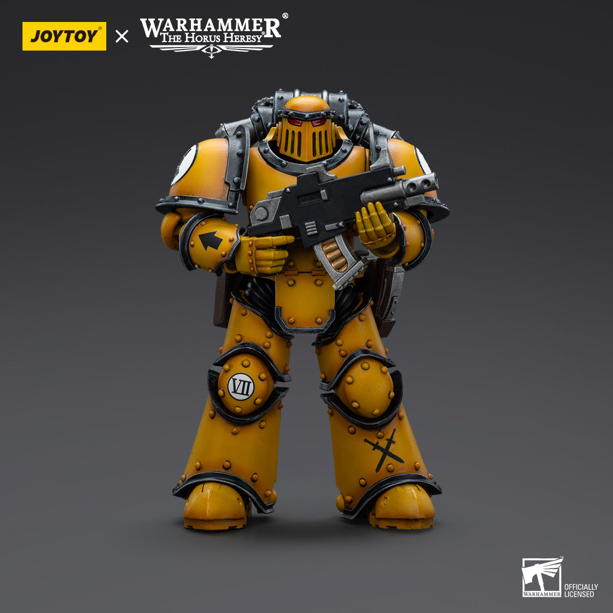 Warhammer Collectibles: 1/18 Scale Imperial Fists Legion MkIII Tactical Squad Legionary with Bolter - Good Games