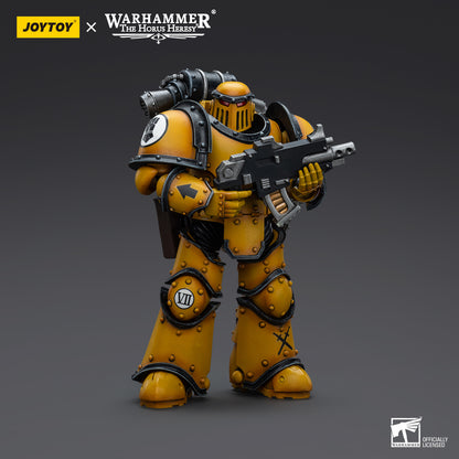 Warhammer Collectibles: 1/18 Scale Imperial Fists Legion MkIII Tactical Squad Legionary with Bolter - Good Games