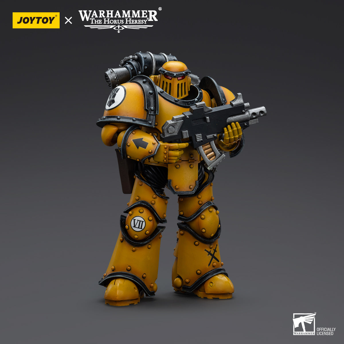 Warhammer Collectibles: 1/18 Scale Imperial Fists Legion MkIII Tactical Squad Legionary with Bolter