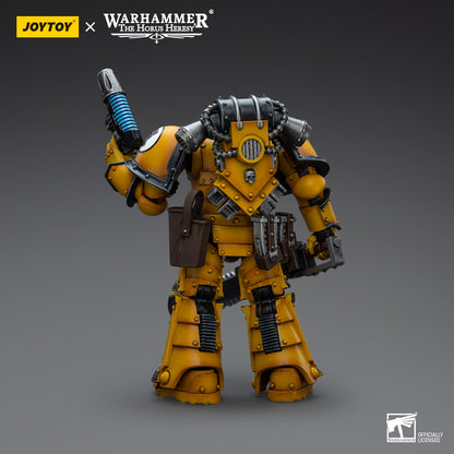 Warhammer Collectibles: 1/18 Scale Imperial Fists Legion MkIII Despoiler Squad Sgt with Pistol - Good Games