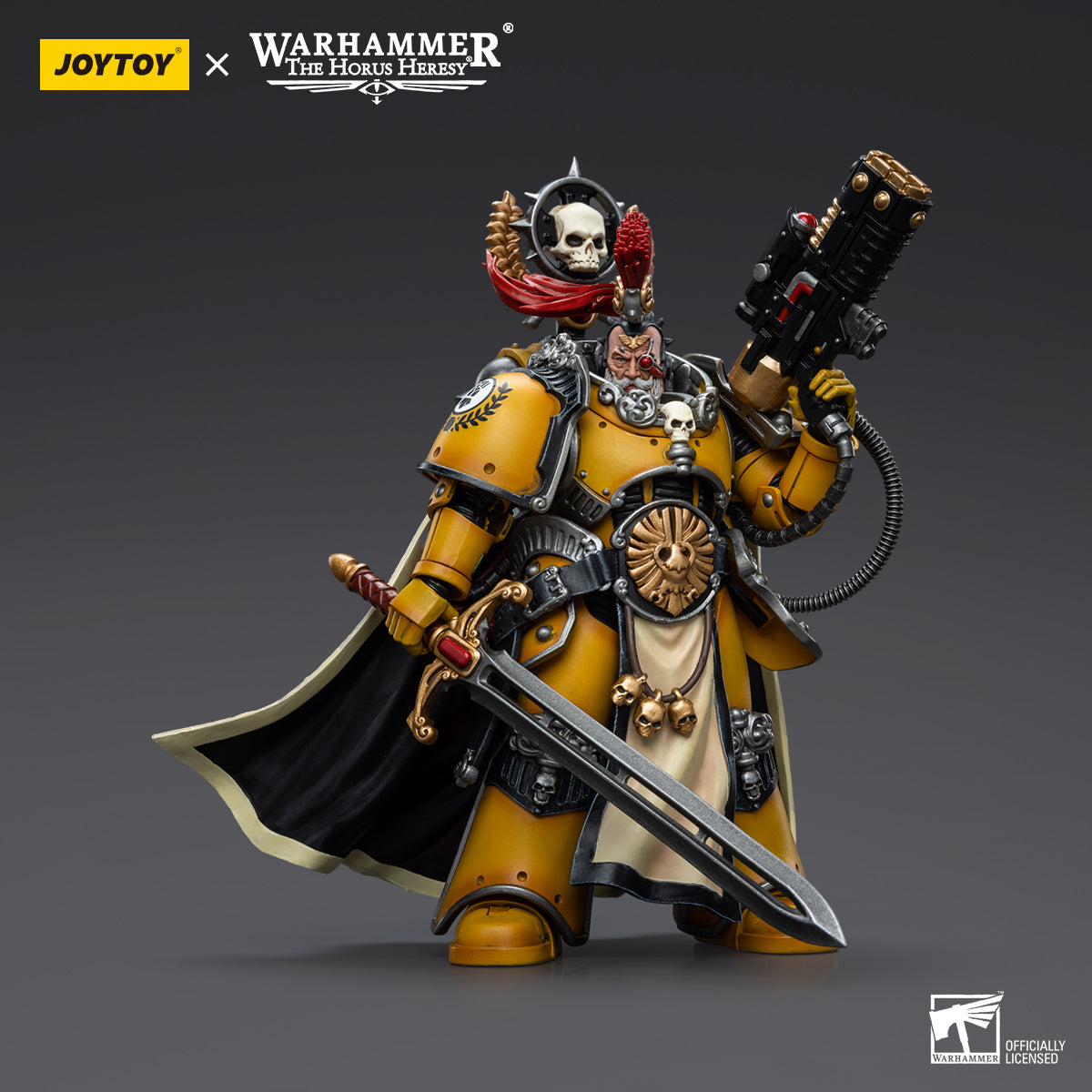 Warhammer Collectibles: 1/18 Scale Imperial Fists Legion Praetor with Power Sword
