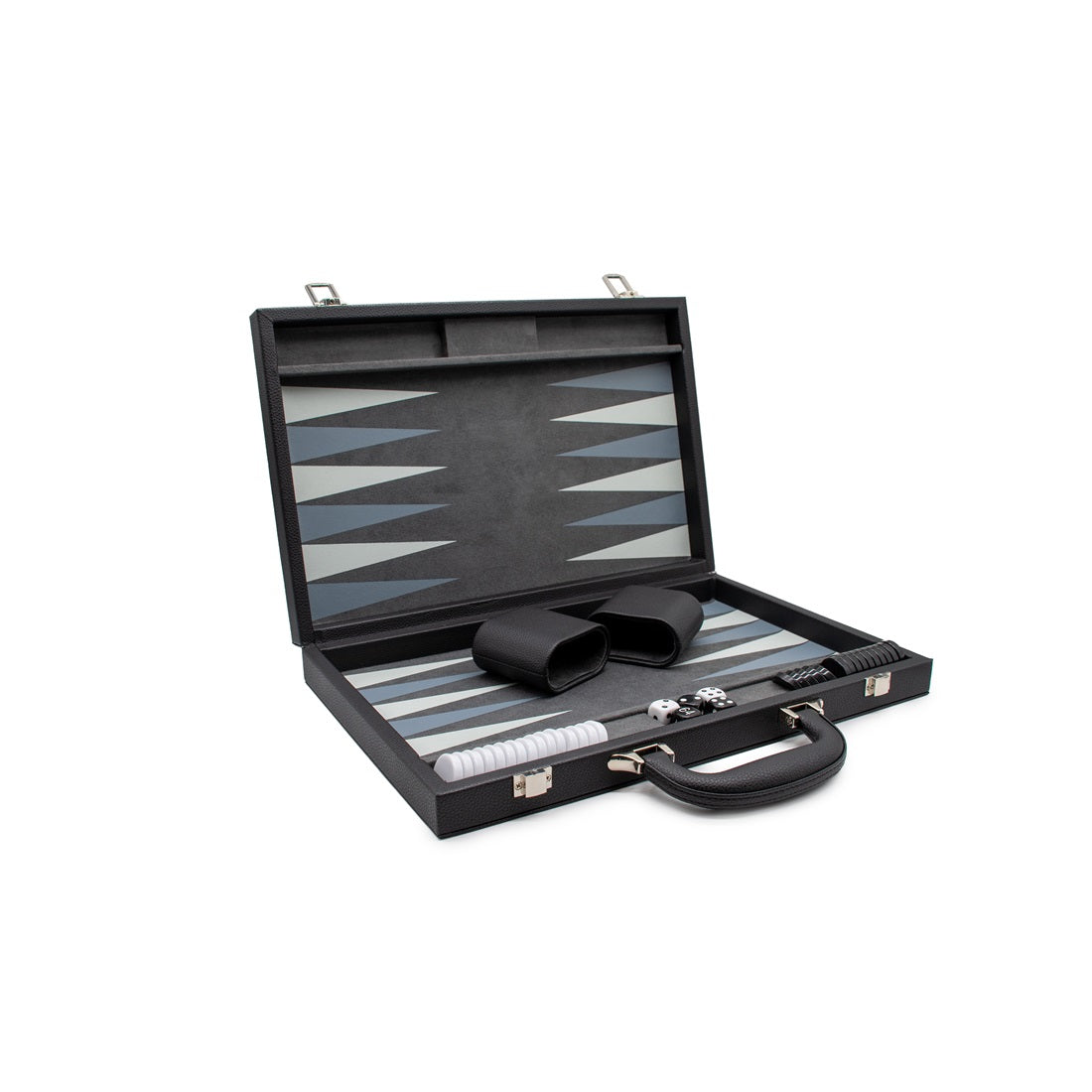 LPG Classics Leather Backgammon Set - Black - Good Games