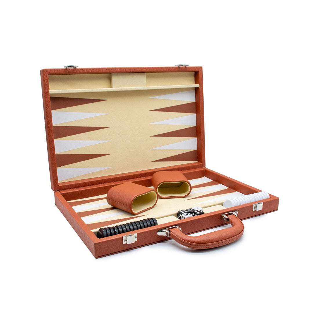 LPG Classics Leather Backgammon Set - Brown - Good Games