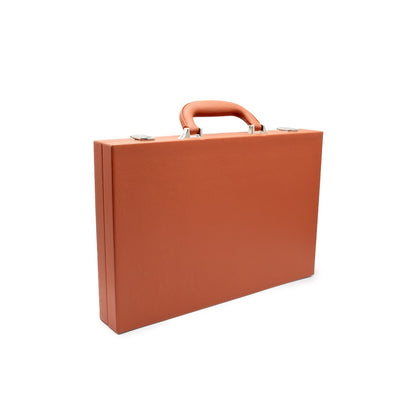 LPG Classics Leather Backgammon Set - Brown - Good Games