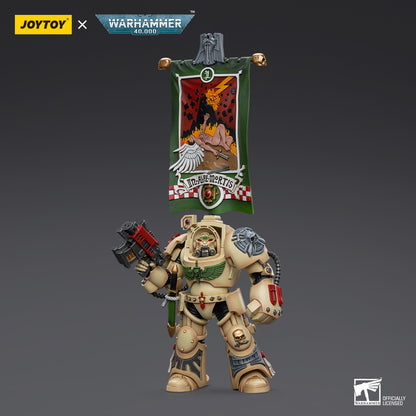Warhammer Collectibles: 1/18 Scale Dark Angels Deathwing Ancient with Company Banner - Good Games