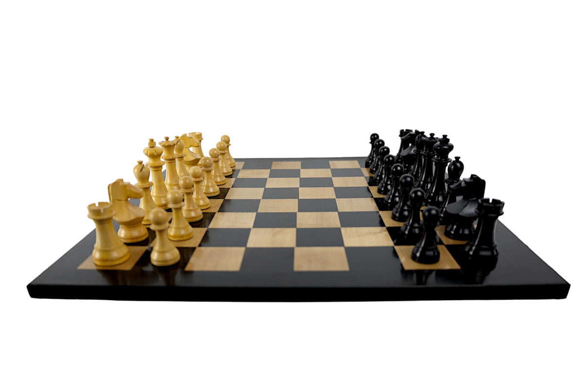LPG Classics Premium Chess Set With 40 Cm Board - Ebony