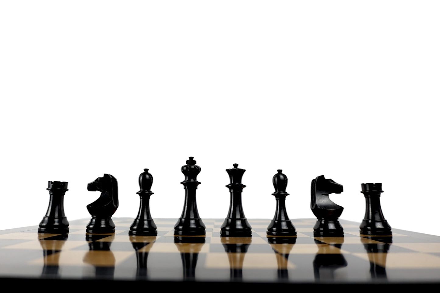 LPG Classics Premium Chess Set With 40 Cm Board - Ebony - Good Games