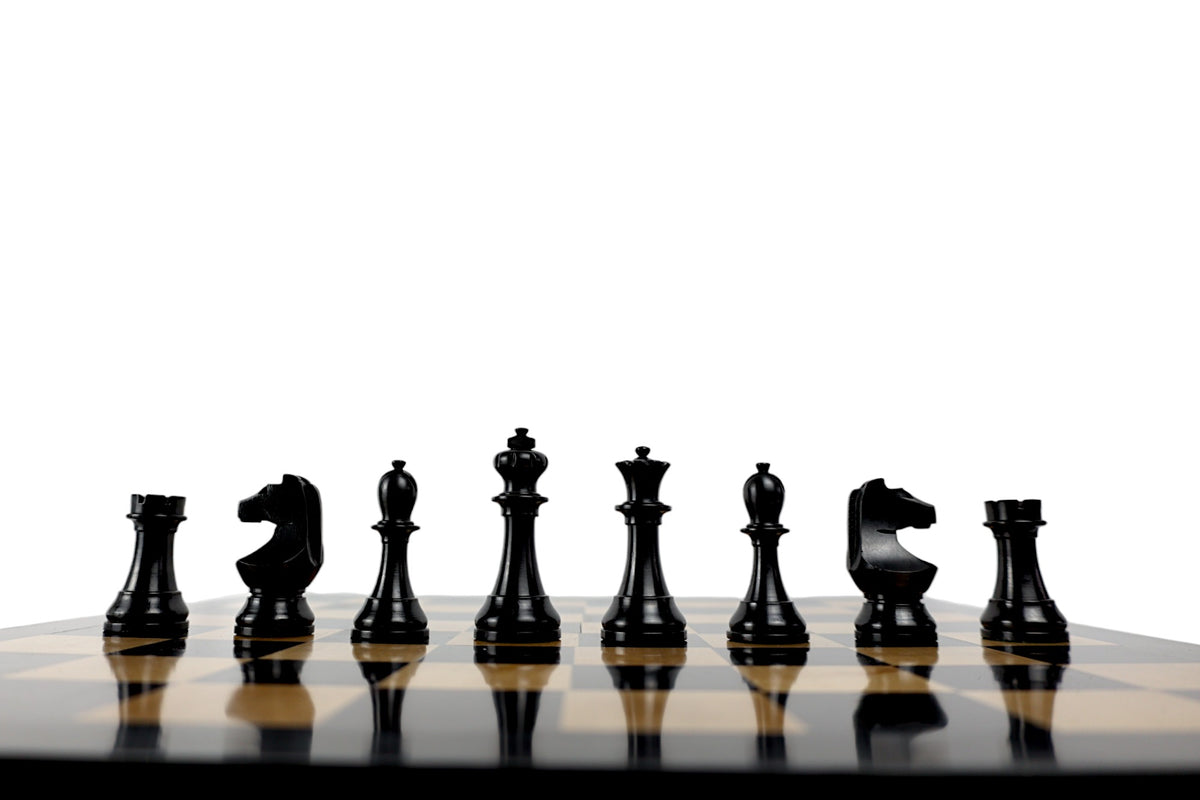 LPG Classics Premium Chess Set With 40 Cm Board - Ebony