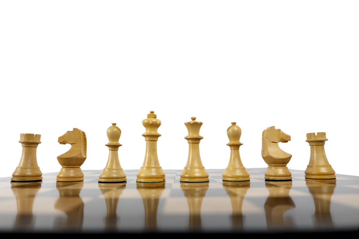 LPG Classics Premium Chess Set With 40 Cm Board - Ebony