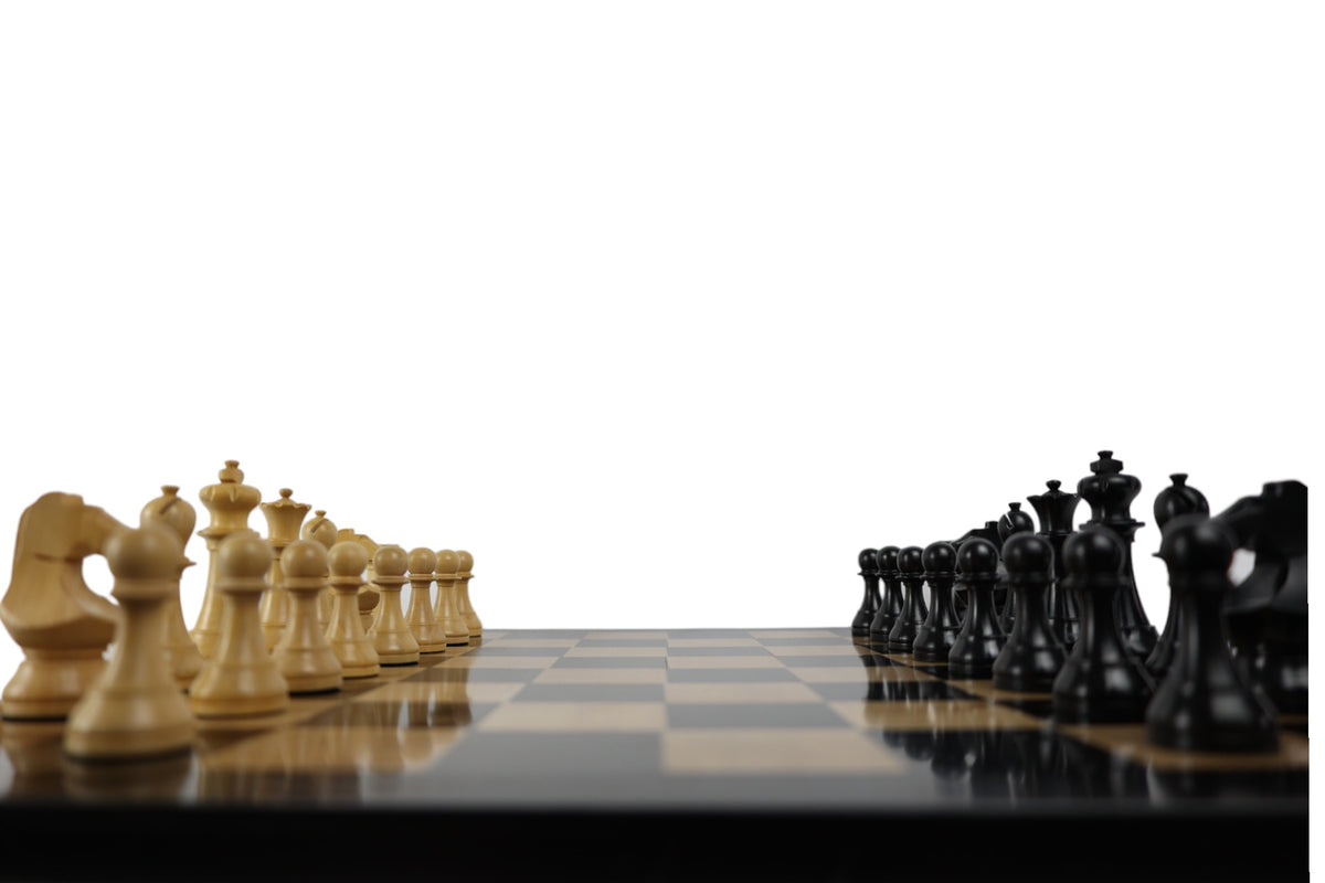 LPG Classics Premium Chess Set With 40 Cm Board - Ebony
