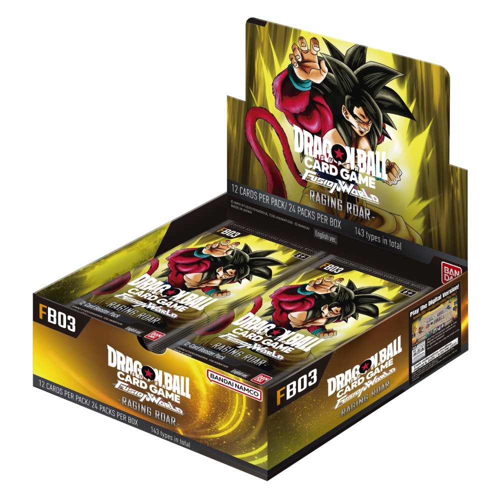 Dragon Ball Super Card Game - Fusion World Raging Roar Booster Box (FB03)