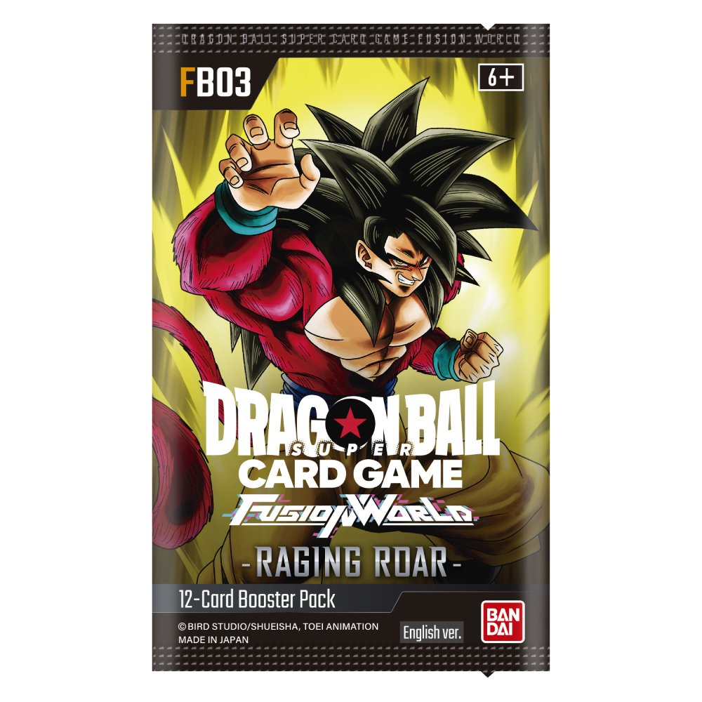 Dragon Ball Super Card Game - Fusion World Raging Roar Booster Pack (FB03)