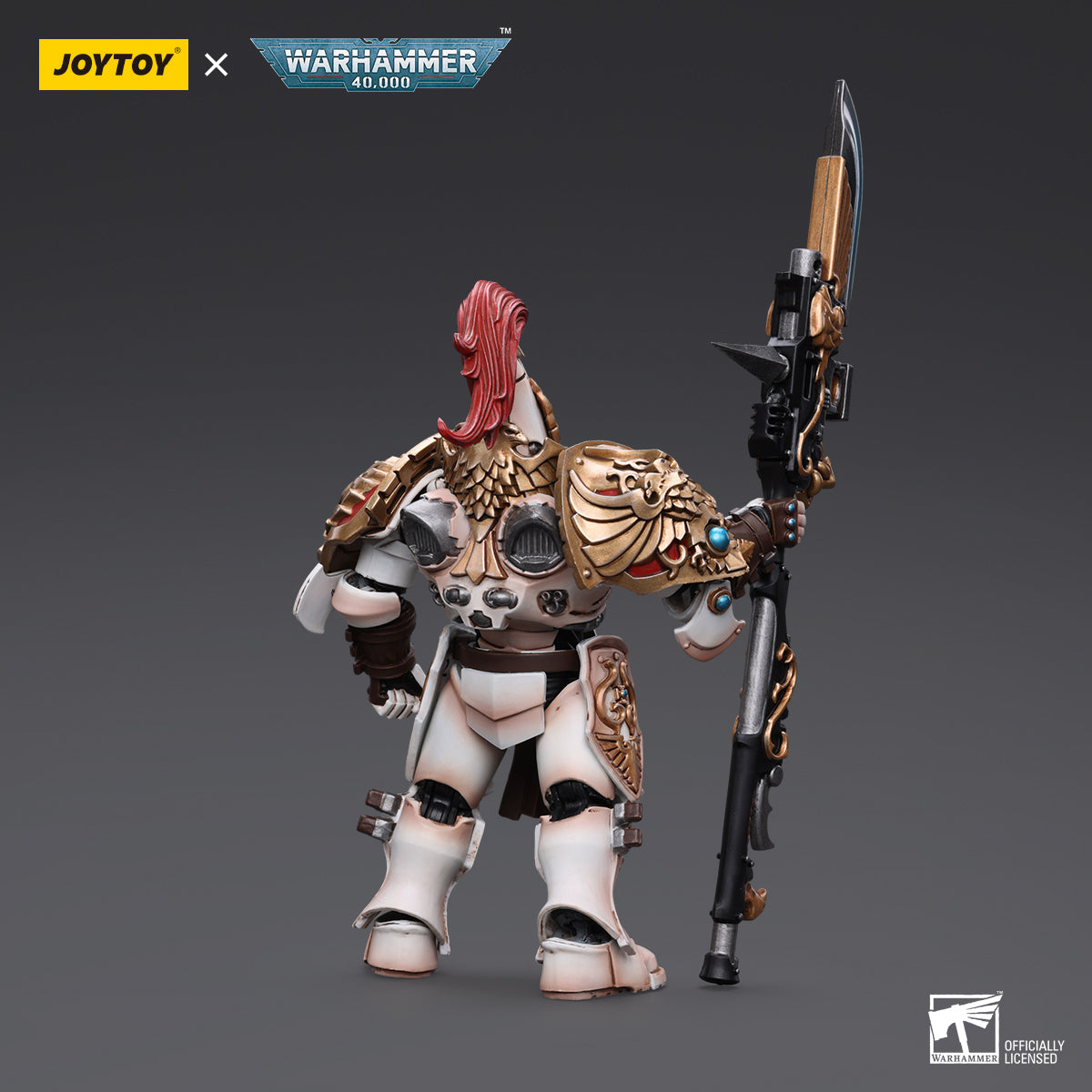 Warhammer Collectibles: 1/18 Scale Adeptus Custodes Solar Watch Custodian Guard with Guardian Spear