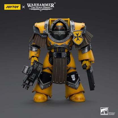 Warhammer Collectibles: 1/18 Scale Imperial Fists Legion Cataphractii Terminator Squad w/ Chainfist - Good Games