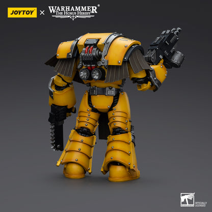 Warhammer Collectibles: 1/18 Scale Imperial Fists Legion Cataphractii Terminator Squad w/ Chainfist - Good Games