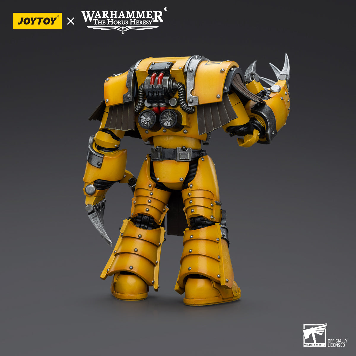 Warhammer Collectibles: 1/18 Scale Imperial Fists Legion Cataphractii Terminator Squad with Claws