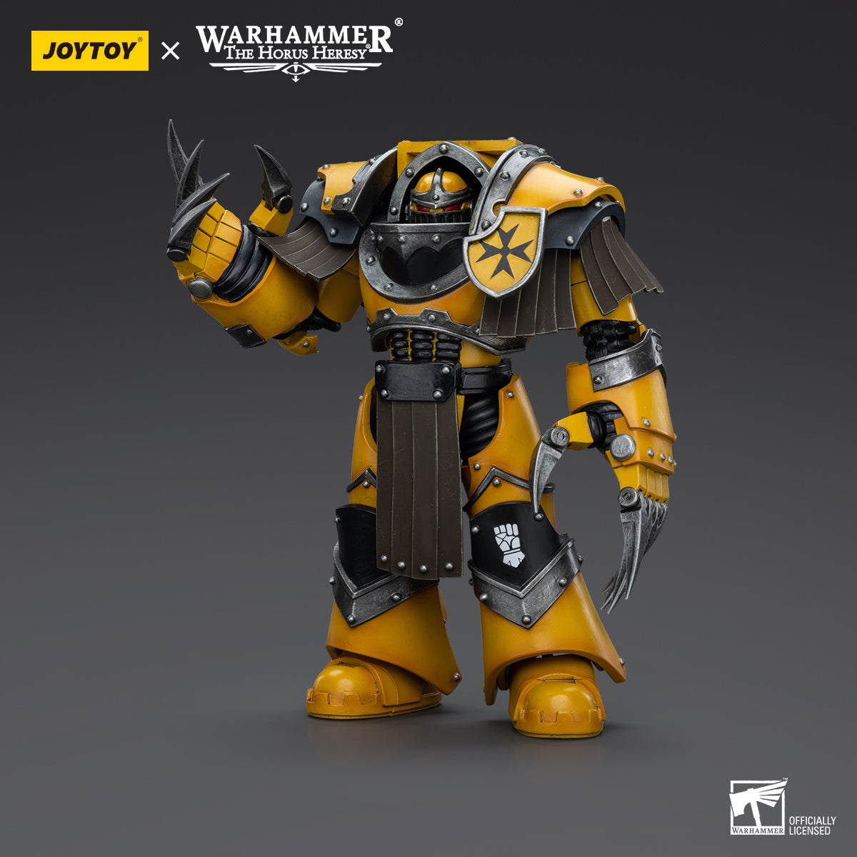 Warhammer Collectibles: 1/18 Scale Imperial Fists Legion Cataphractii Terminator Squad with Claws
