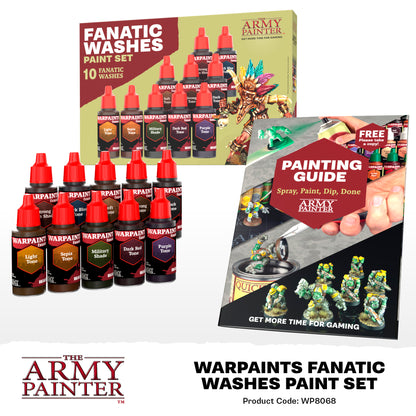 Army Painter - Warpaints Fanatic - Washes Paint Set - Good Games