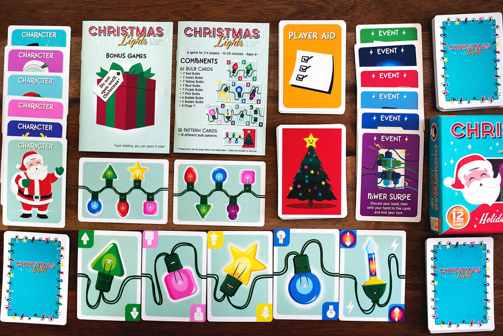 Christmas Lights Card Game 2e (Preorder) - Good Games