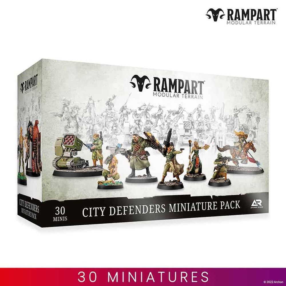 Dungeons & Lasers: Rampart - City Defenders Miniature Pack - Good Games