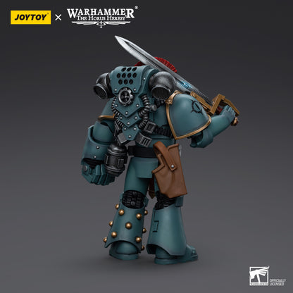 Warhammer Collectibles: 1/18 Scale Sons of Horus MKIV Tactical Squad Sergeant with Power Fist - Good Games