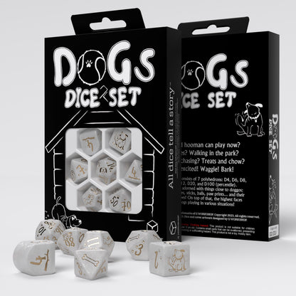 Q Workshop - Dog Dice Set - Charlie Dice Set 7 - Good Games