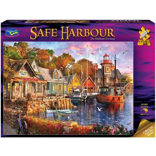 Holdson - Safe Harbour - Evening 1000 Piece Jigsaw - Good Games