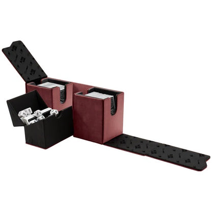Ultra Pro - Suede Collection Alcove Vault Ruby (Preorder) - Good Games