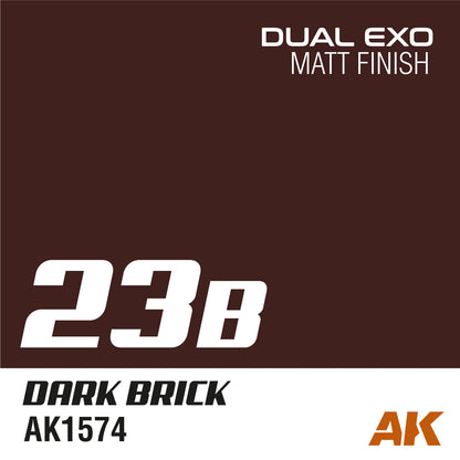 AK Interactive Dual Exo Scenery Set 2x60ml - 23A Light Brick and 23B Dark Brick - Good Games