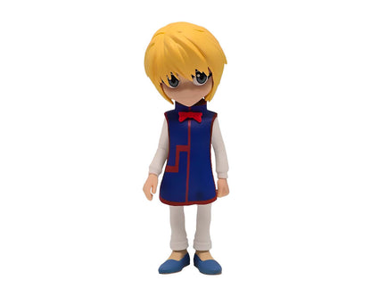 Side profile showing Kurapika’s chained fingers and dynamic pose with head slightly tilted