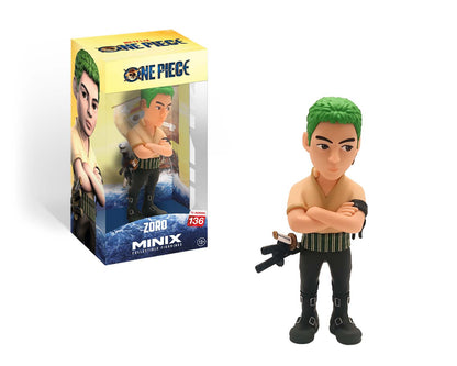 Figure inside display box with One Piece branding and character illustration