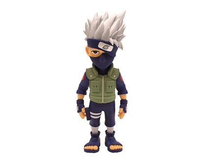 Dynamic side pose emphasizing Kakashi’s silver hair and headband tilted over his left eye