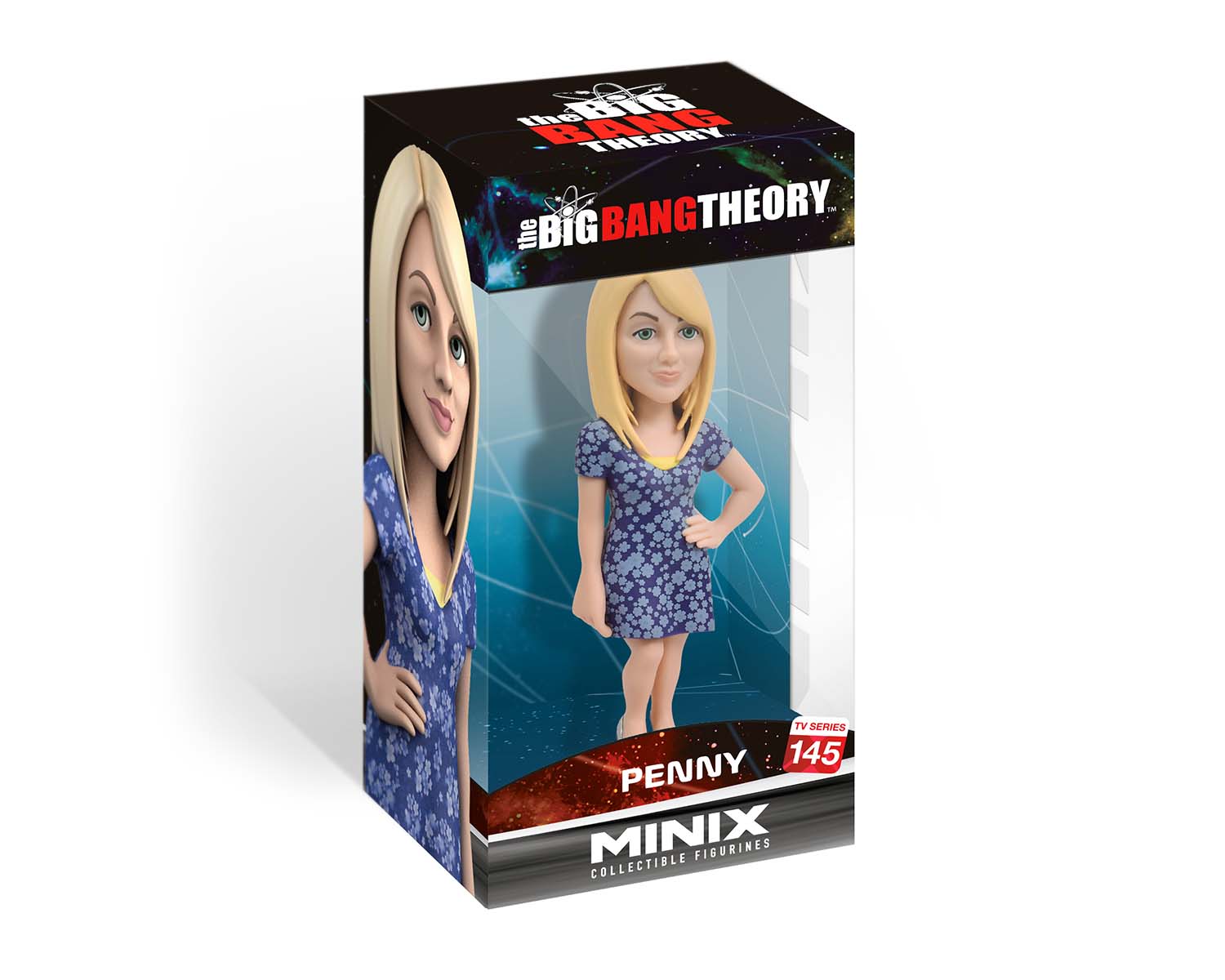 Front view of Minix Penny figure from The Big Bang Theory