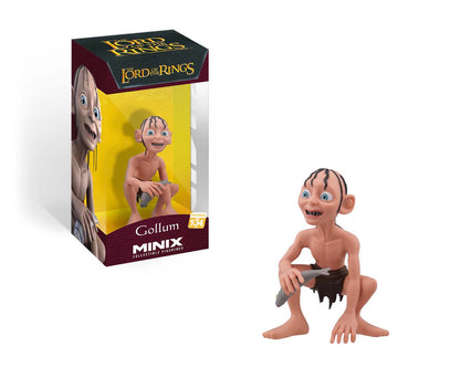 Figure boxed in Lord of the Rings packaging featuring Gollum’s name and character art