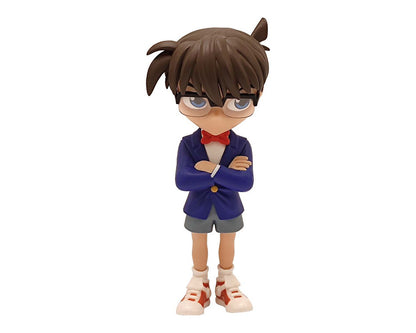 MINIX Detective Conan Conan 114 figure of conan edogawa with glasses, red bowtie, blue jacket, arms crossed