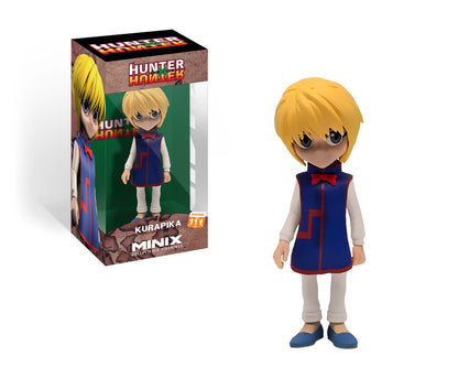 Figure displayed in Hunter x Hunter-themed box with Kurapika’s name and series branding