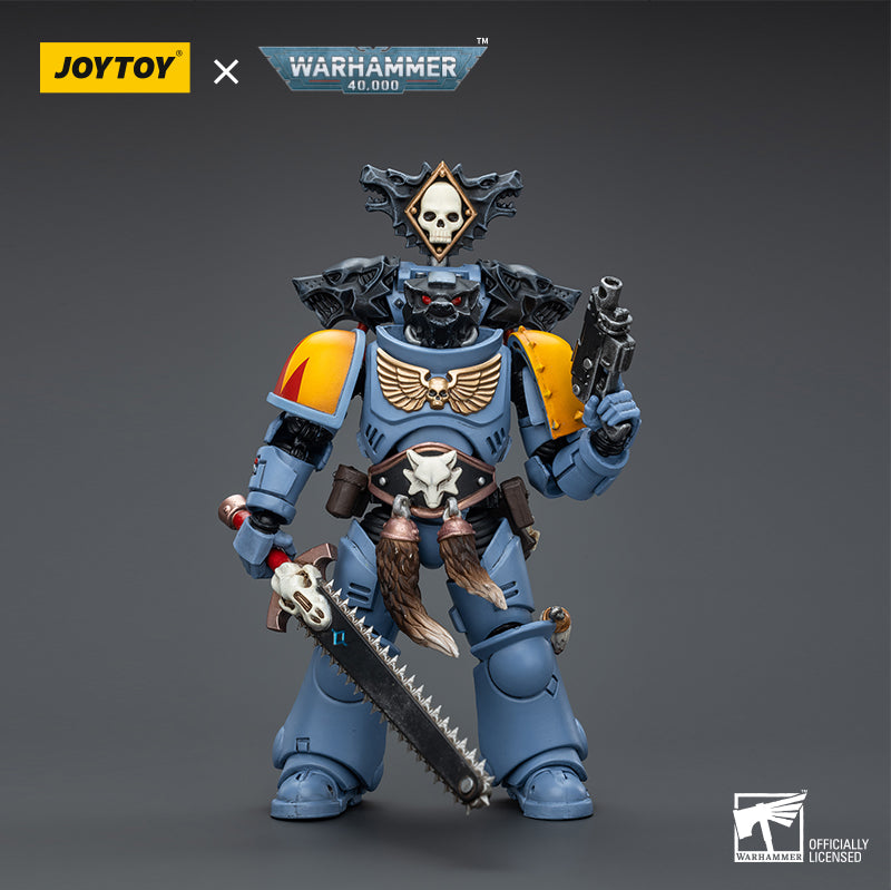 Warhammer Collectibles: 1/18 Scale Space Marines Space Wolves Claw Pack Brother Torrvald - Good Games