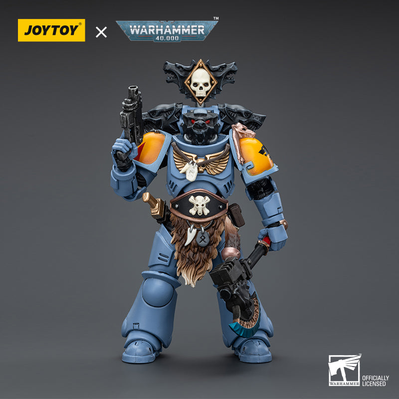 Warhammer Collectibles: 1/18 Scale Space Marines Space Wolves Claw Pack Brother Olaf
